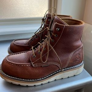 Carhartt Waterproof 6” Moc Toe Wedge Boot- Size 8